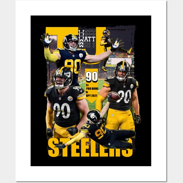 Steelers 90 Wall Art by NFLapparel